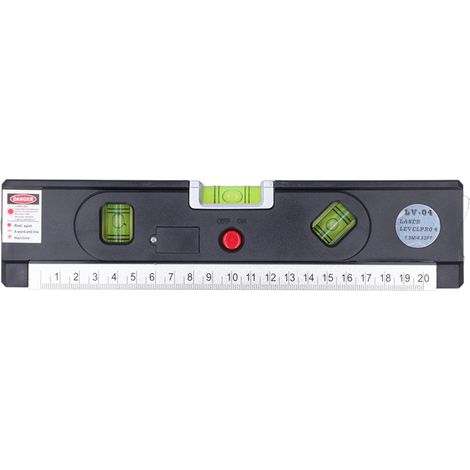 Règle de Mesure Niveau à Bulle Laser Infrarouge Haute Précision pour Accrochage Tableaux