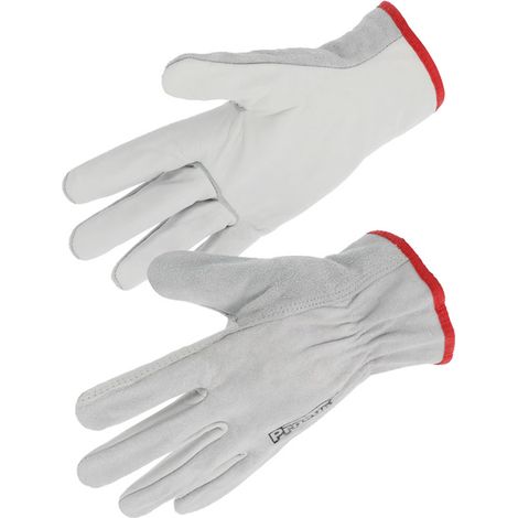 Gant paume fleur de bovin Dos croûte Coloris naturel - SINGER - 50FC T9