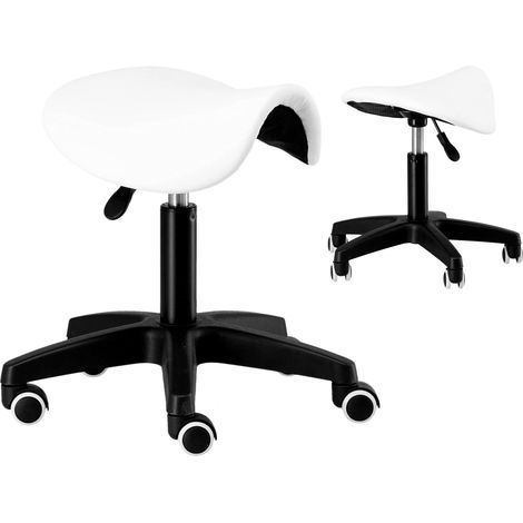 Sgabello girevole con ruote per salone di bellezza. (1/5)