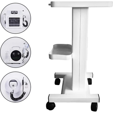 Carrello porta-strumenti per estetica, Dimensioni 35,5 cm x 33,5 cm x 70 cm, Tensione 110V/220V, Carico massimo 45 kg, Peso netto 4,7 kg, Tipo di spina USA (1/5)