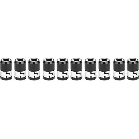 1/4" Starker Magnetkraft-Schraubendreher-Magnetring 21 mm Länge für Schraubendreherbits (10 Stück)