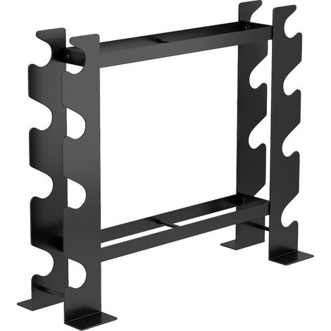 4-Tier Dumbbell Rack, Heavy-Duty Weight Storage Rack for Dumbbells, Kettlebells and Medicine Balls
