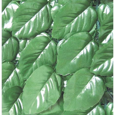 Siepe Artificiale Lauro Plus con Rete Ombreggiante M 1 5 x 3 Confine
