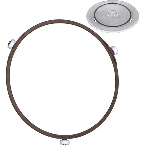 Anneaux de support pour micro-ondes en verre - 17,8 cm - Anneau de plateau tournant pour micro-ondes - Anneau intérieur de rechange pour micro-ondes (178 mm) (1/5)