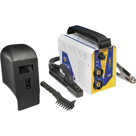 GYS – Poste à souder MMA 80A – Tension 230V – Courant 10-80A – Électrode 1.6-2.5mm – Léger et transportable pour chantier