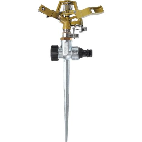 Arroseur Jardin Sprinkler avec Pique en Métal, 360 Degrés Arrosage Automatique pour Jardin, Sprinkler Arrosage pour Arroser Les Plantes Fleurs Légumes (1/5)