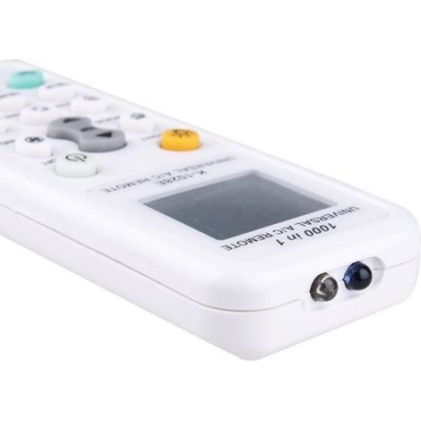 Télécommande Universelle LCD - 1000 En 1 - Compatible Climatisation A-C Et Appareils Audio-Video - 1 Pièce (1/4)