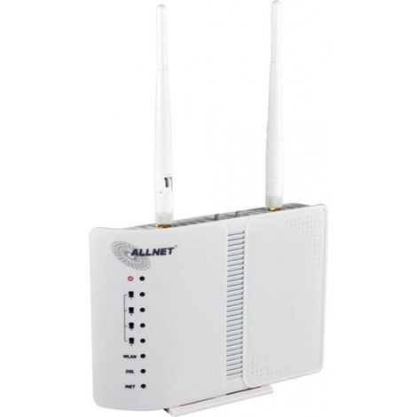 ALLNET Router ADSL2+ incl. módem puente y WLAN AP ALL-WR02400N