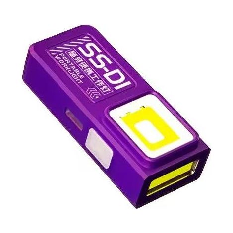 Mini lampe torche de poche portable rechargeable USB-C à LED COB - AquaForge (1/5)