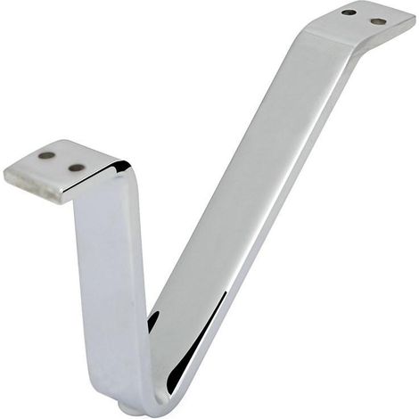 Q&ampQ pata metal velvet a30 h120 cromo , La PATA METAL VELVET A30 H120 CROMO es una pata de mueble o sofá de metal con acabado en cromo y una altura de 120 mm. (1/2)