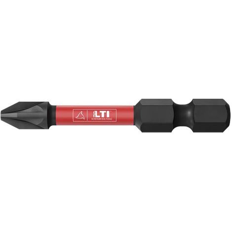 INSERTO IMPACT PROLUNGATO PER VITI CON IMPRONTA A CROCE 'POZIDRIV' E-PRO KRINO PZ 1