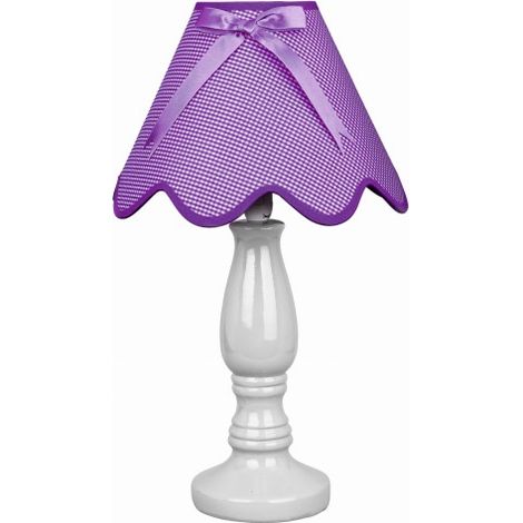 Lampe de table Candellux Lola 41-14597 blanche E14