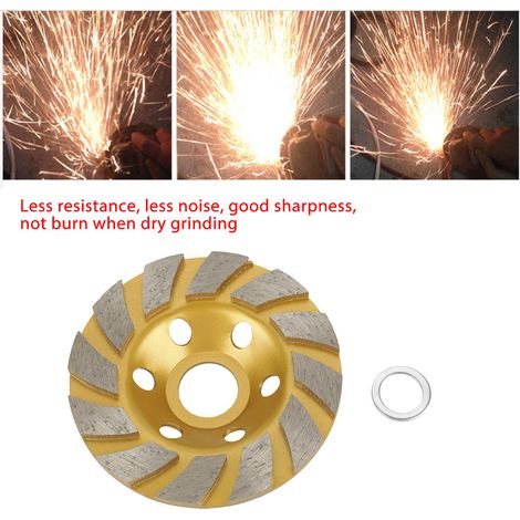 100 mm x 4,5 mm Diamantschleifscheibe für Betoneimer/-platte (1/5)