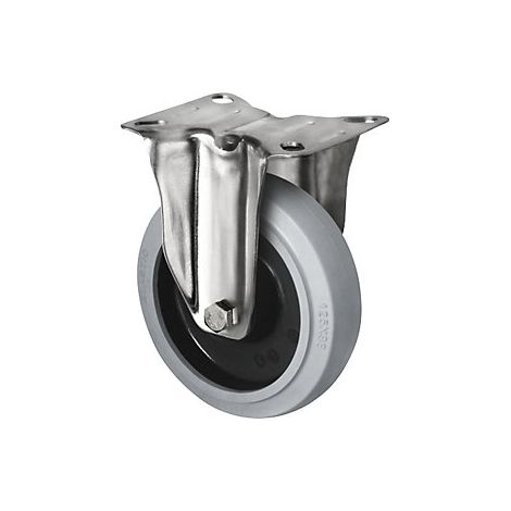 CASCOO Bockrolle ø 100 mm Serie R4E2 Rollenlager Edelstahl