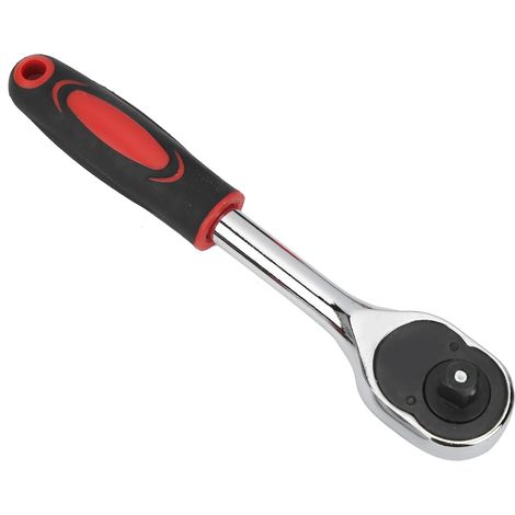 Clé à cliquet rapide 24 dents, acier au chrome-vanadium, douille 3/8in, outil de réparation garage, jeu de clés à molette, coffret mécanique. (1/5)