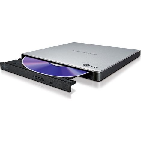 LG GP57ES40 unidad de disco óptico DVD±RW Negro, Plata