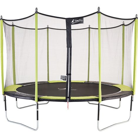 Trampoline KANGUI - JUMPI Ø 426‑430 cm – Enfant XXL – Rebond Dynamique – Filet – Garantie 5 ans