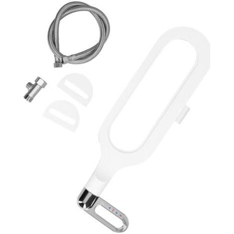 Accessoire de Toilette en Plastique Ultra Fin G1/2, Accessoire de Lave-fesses Autonettoyant pour Toilettes, Accessoire de Laveuse Gynécologique à Double Buse Autonettoyant pour Salle de Bain à Domicil (1/5)