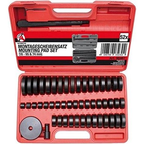 Juego discos montaje bgs diy acero carbono 52 piezas metal