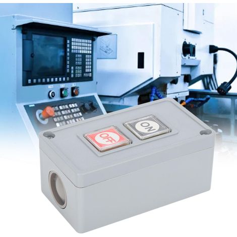 BERM TPB-2 Drucktaster, selbstrückstellendes Drucktastergehäuse, zweistufige Ein/Aus-Kombination, 250 V AC. (1/5)