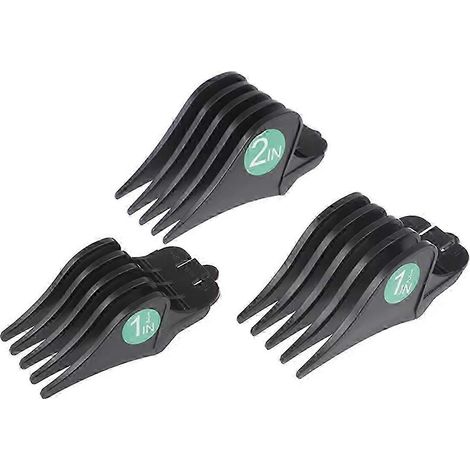 Lot de 3 tondeuses à cheveux professionnelles avec peigne de grande taille et guide de coupe pour une coupe de précision (1/5)