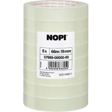 tesa  57889-00000-00 Klebefilm  Transparent (L x B) 66 m x 19 mm 8 St.