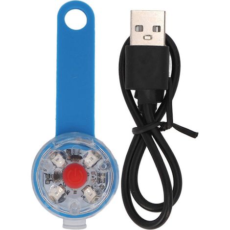 Collier lumineux LED pour chien, USB rechargeable, étanche IPX7, 3 modes d'éclairage, lampe pendentif pour sac à dos, vélo et animaux. (1/5)