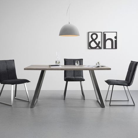 Mömax Esstisch Melani Eichefarben MDF ca. 160x90 cm (1/5)