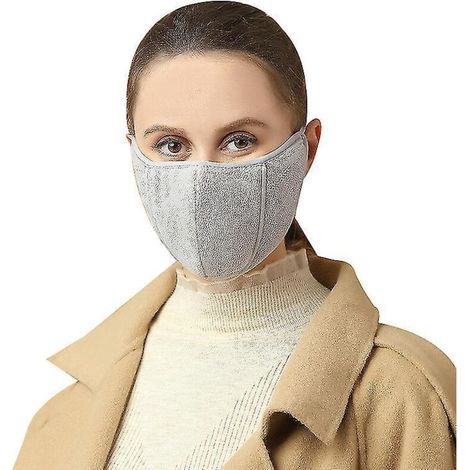 Masque d'hiver thermique coupe-vent pour femme, gris (1/5)