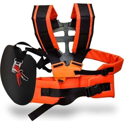 Double Sangle Rembourré pour Débroussailleuse Tondeuse Ceinture en Nylon Durable Réglable pour Débroussailleuse Jardin (1/4)