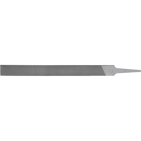 DICK Lime d'affûtage pour scie à farine, grain 3 (fin), plate, bords arrondis, longueur sans talon : 200 mm