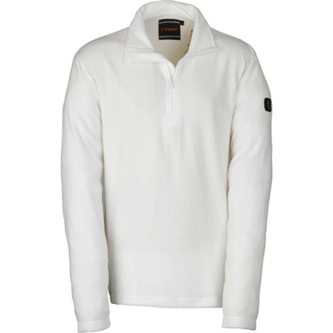 FELPA MAGLIA UOMO MICROPILE WOLF LAVORO MEZZA ZIP BIANCO TG.L-XL KAPRIOL, "XL" (1/4)