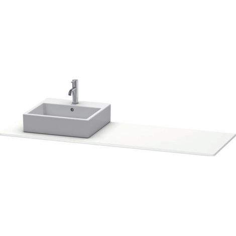 Console Duravit XSquare, 1 découpe à gauche, 1600x16x550mm, (1/3)