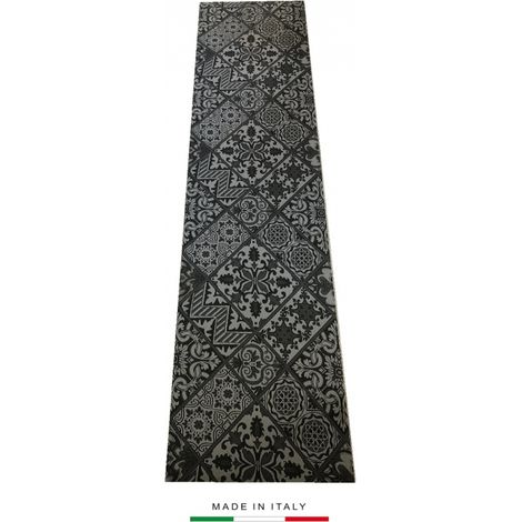 Tappeto Passatoia Sottolavello per Cucina Casa Ristorante Colore Grigio a Fantasia H 0,50 X 0,40 M