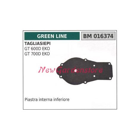 Piastra interna inferiore GREENLINE tagliasiepe GT 600D EKO 700D EKO 016374