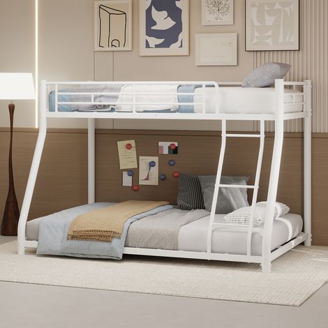 lit superposé lit enfant 90x190 140x190 métal OKMYHOME (1/5)