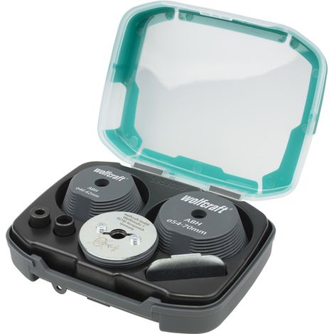 Craft wolfcraft kit de herramientas para agrandar agujeros gris verde negro (1/5)