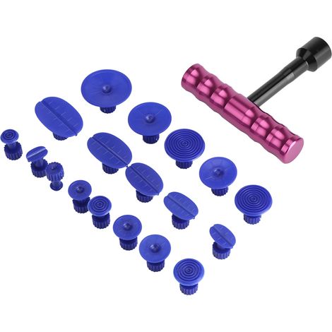 Outil de Réparation de Carrosserie sans Peinture, Kit de 18 Pièces pour Enlèvement de Bosses sur Véhicule (1/5)
