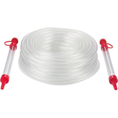 Toolland Niveau à bulle d'angle avec 2 libelles, non magnétique, tube en PVC, 20 m (1/4)