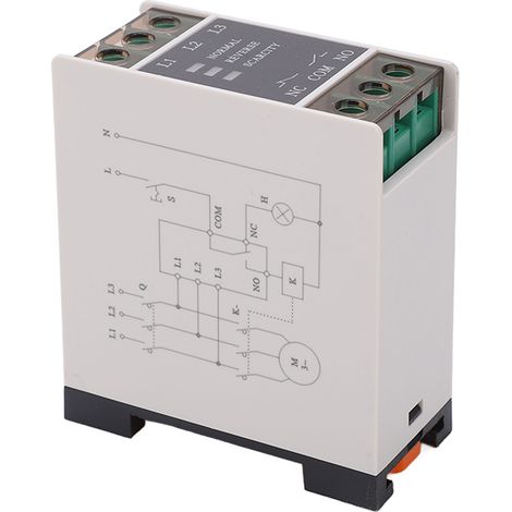 Relais de contrôle de phase triphasé TG30s 220-440VAC, protecteur de séquence et de perte de phase pour moteur d'ascenseur (1/5)