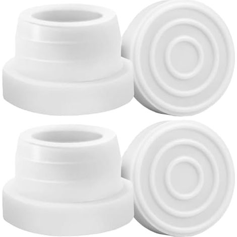 Lot de 4 butoirs d'échelle pour piscine creusée, bouchons intérieurs en caoutchouc pour tuyaux standard de 4,8 cm, capuchon de protection intérieur pour piscine souterraine (1/5)