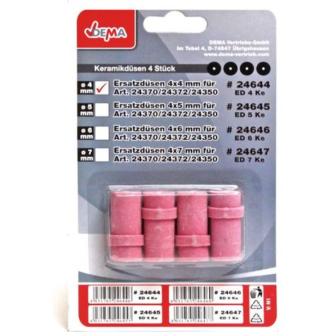 Buses 4 mm pour cabine sablage 90-220-340 L / D24370 - D24372 - D24350