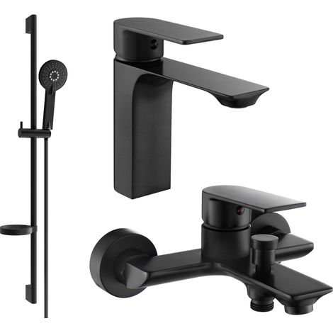 Mexen Alexa DS40 set bagno, nero - 71203DS40-70 (1/4)