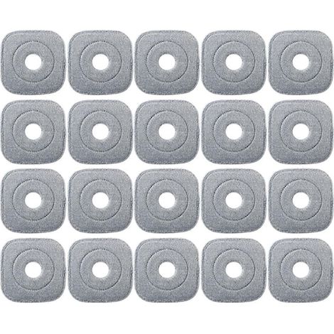 Lot de 20 lingettes lavables pour balai à franges essoreuse automatique (1/5)
