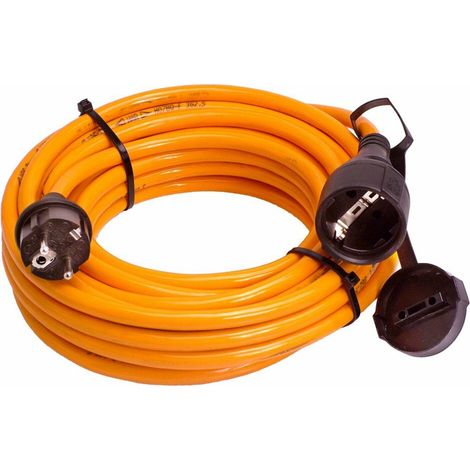 as-Schwabe PROFI-Verlängerungskabel 10m H07BQ-F 3G2,5 orange