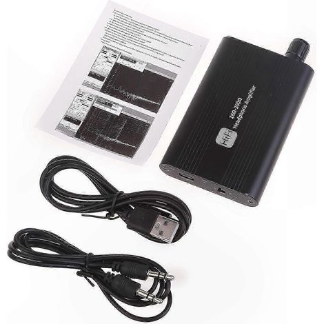 HiFi-Kopfhörerverstärker für 16–300 Ω Kopfhörer, tragbarer Aluminium-Chip mit Klangregelung, Smartphone-kompatibel, HiFi-Audioverstärker (1/5)