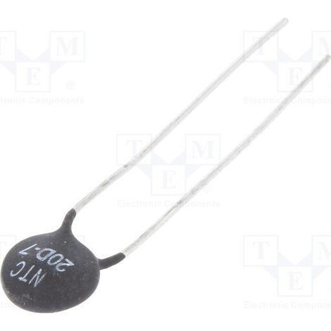 Ntc Termistore 20r Ø8,5mm 55 AA 200ºc Ntcs-08-20-0.6
