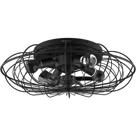 Cecotec Ventilador de techo con luz EnergySilence LampAero 650 Iron Design Cecotec (1/4)