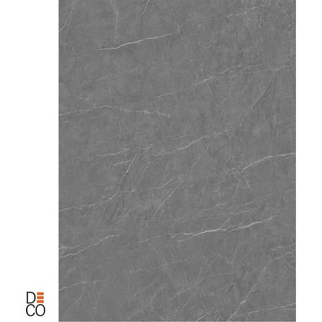 Panneau mural décoratif en PVC Decopine – Effet pierre grise mate en relief 65x120 cm – Lot de 4 – 3.12 m²