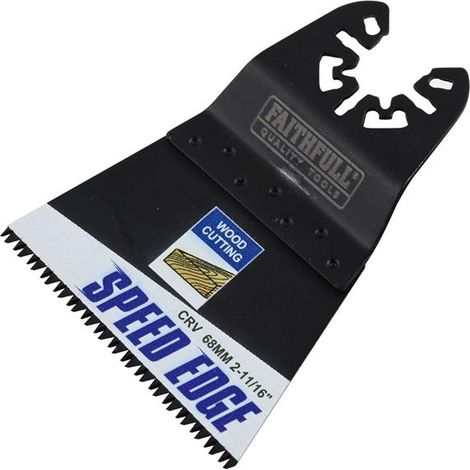 Faithfull FAIMFW68SE5 Multi-Tool Speed Edge Wood Blade 68mm (5 Pack) FAIMFW68SE5 (1/5)